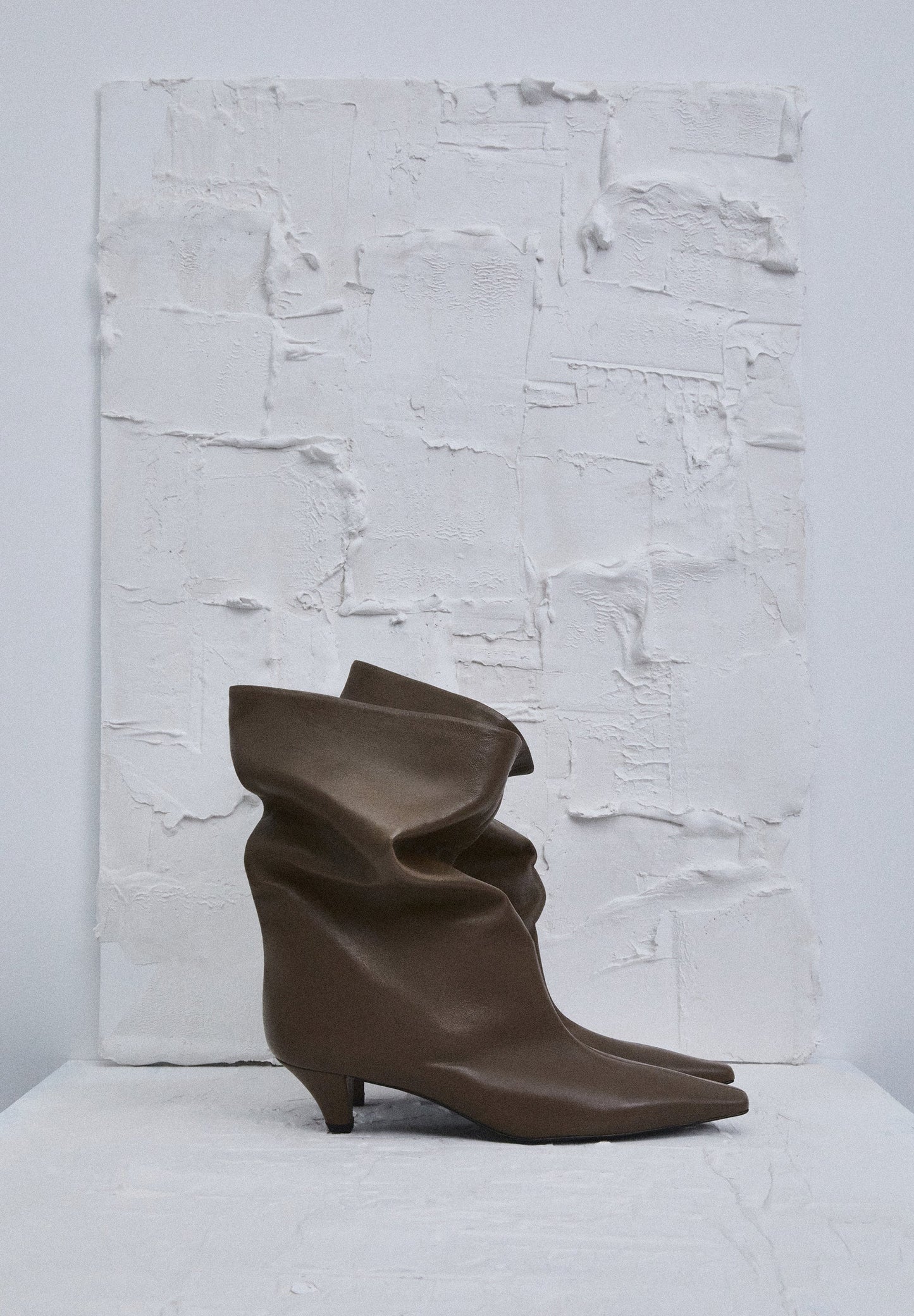 BOTA PIEL FRUNCIDO