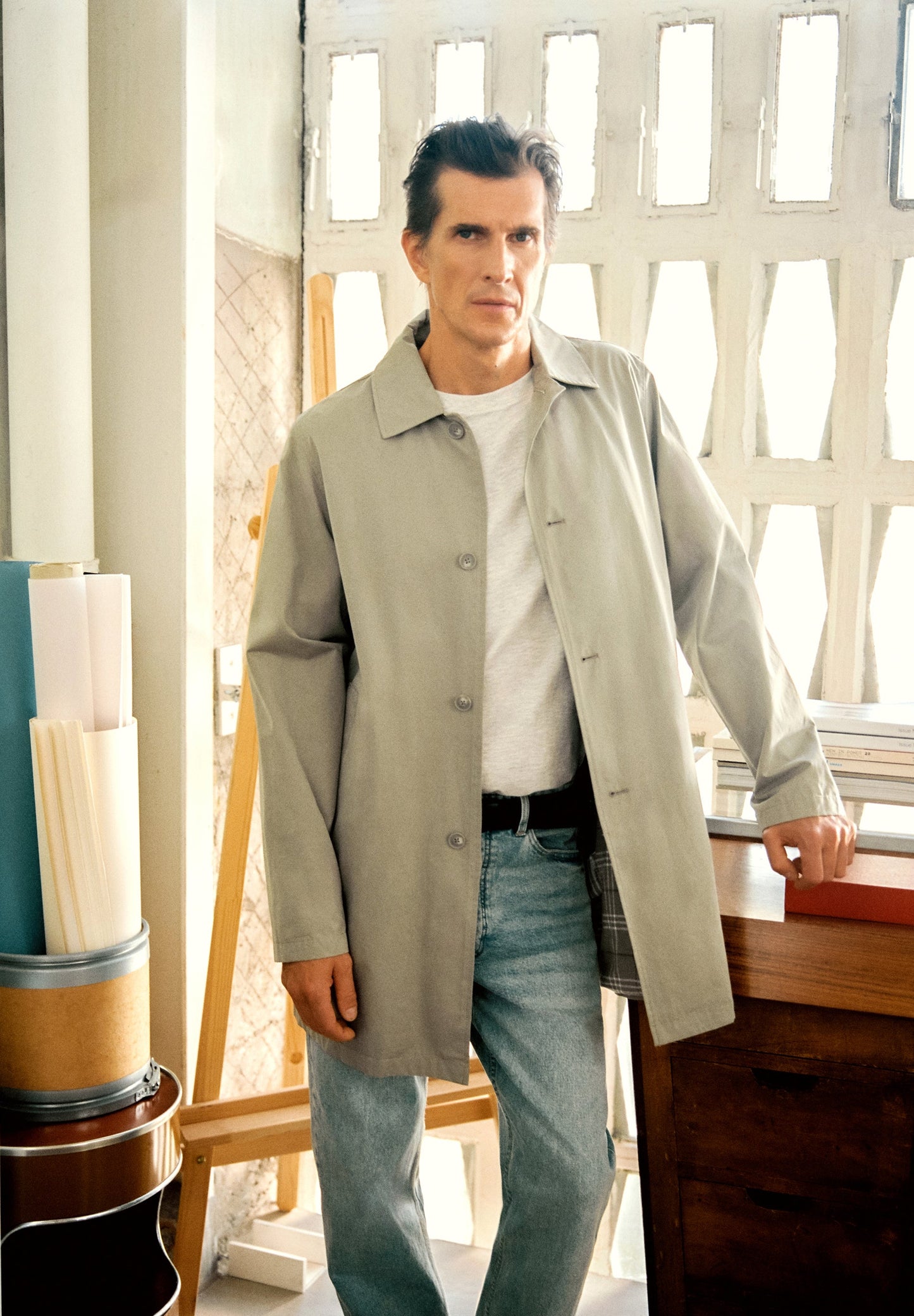 GABARDINA LIGERA PRINT CALAVERA