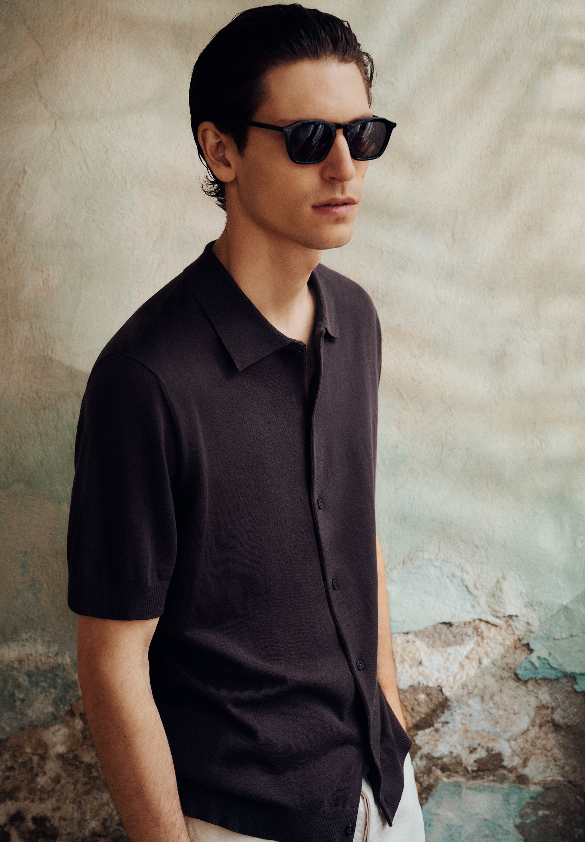 POLO MANGA CORTA PUNTO RÚSTICO