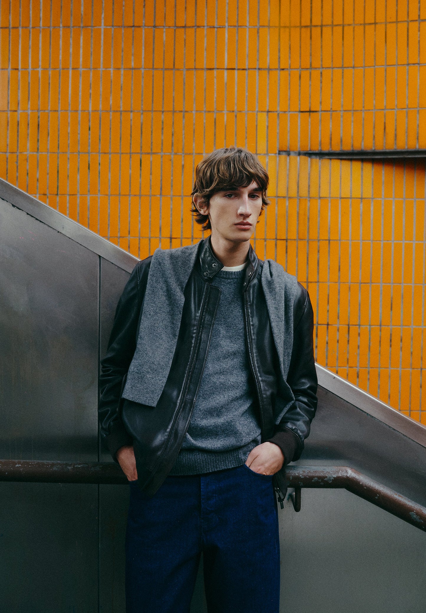 JERSEY CUELLO REDONDO MEZCLA LANA