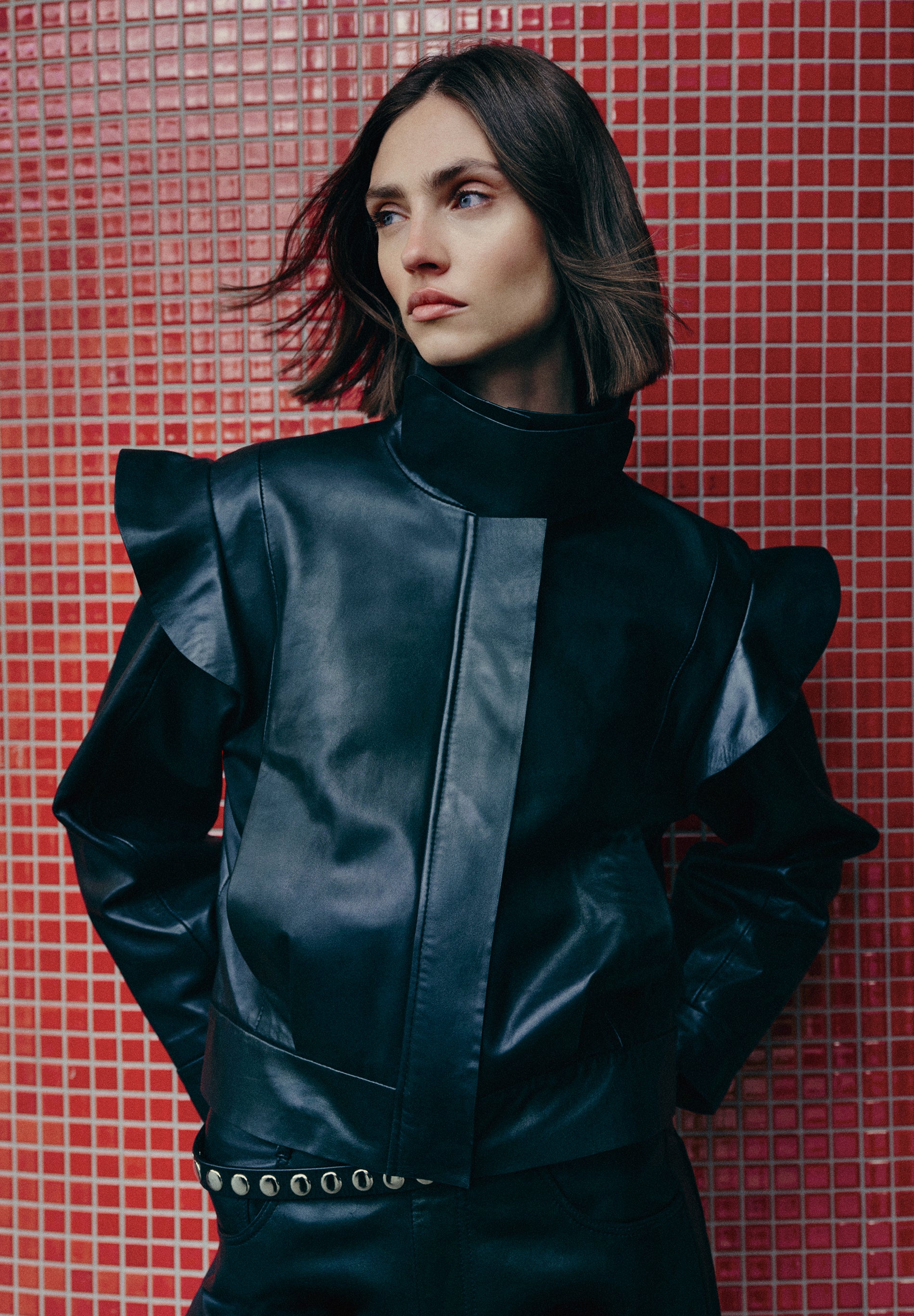 CHAQUETA BOMBER VOLANTES PIEL