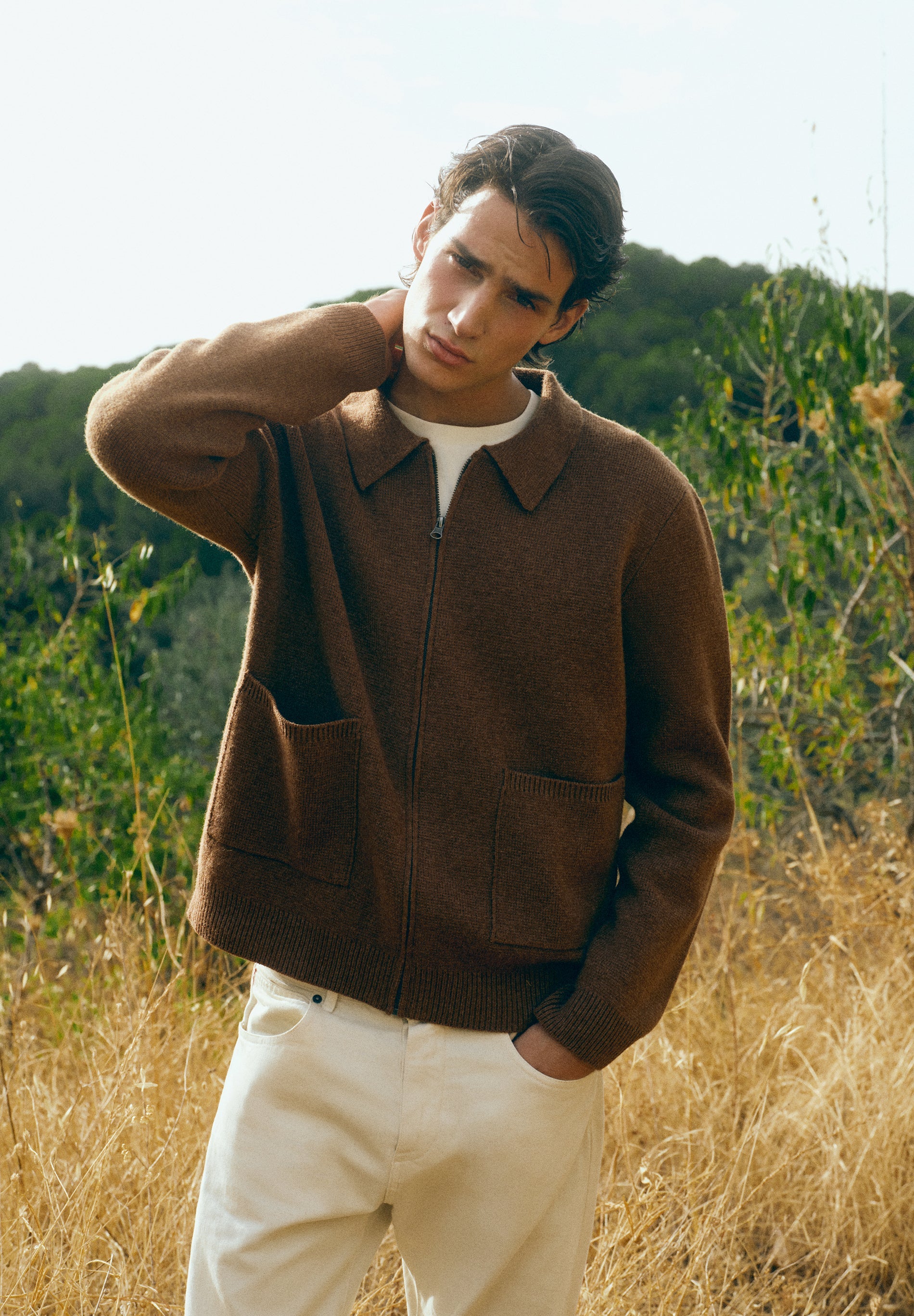 CÁRDIGAN CREMALLERA LANA MERINO