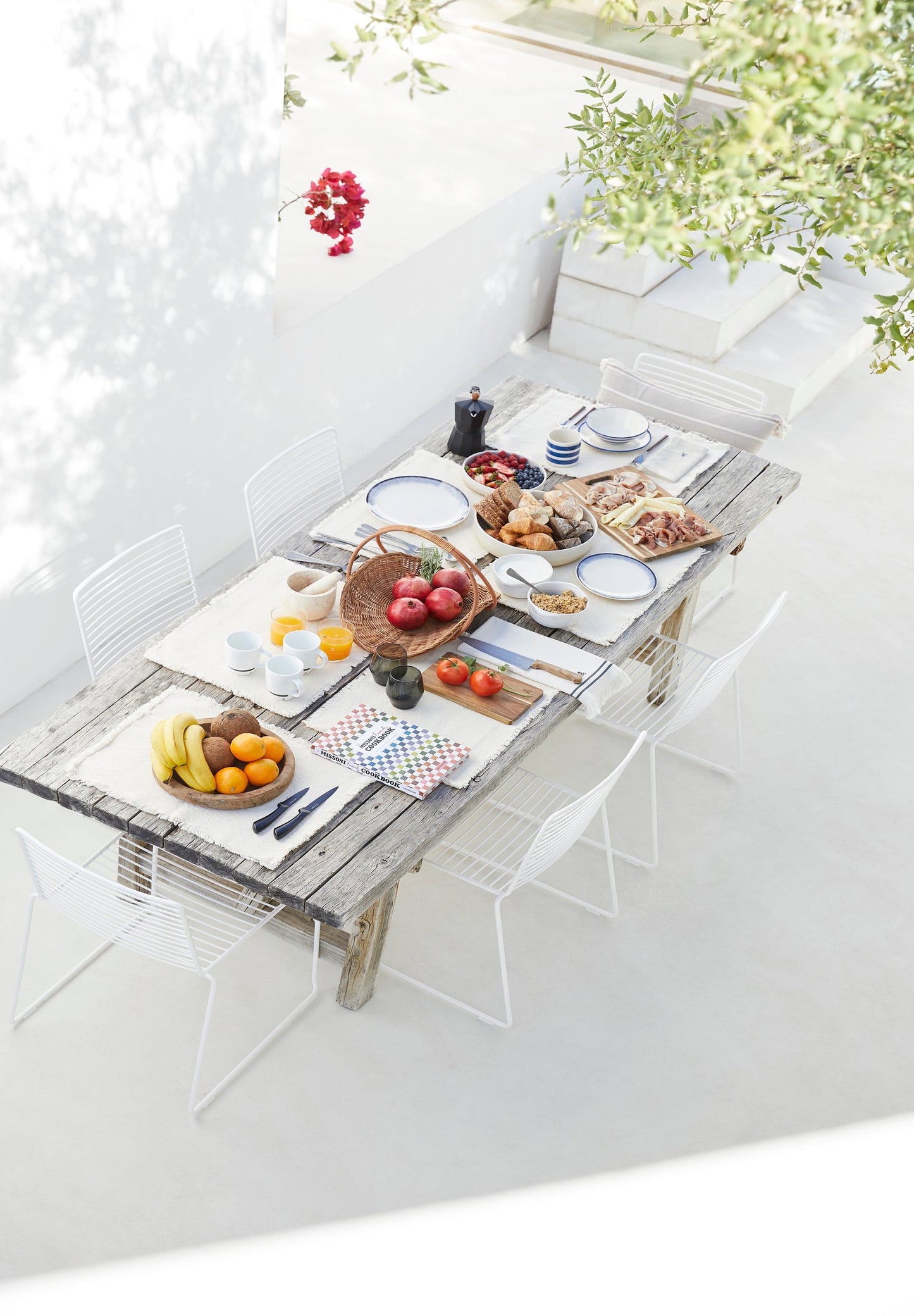 VAJILLA RAYAS 12 PIEZAS