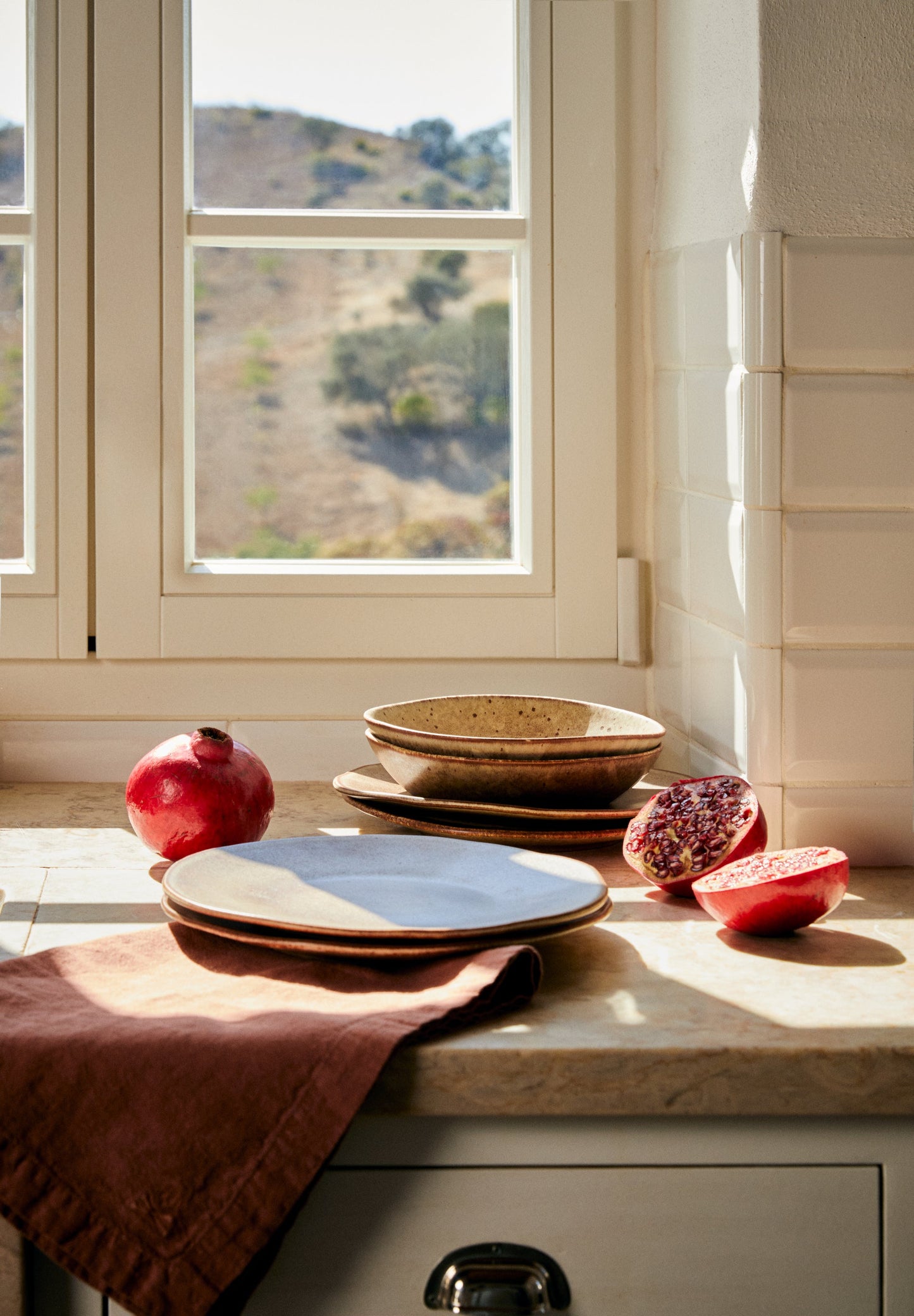 PLATO LLANO GRES PORCELÁNICO RÚSTICO