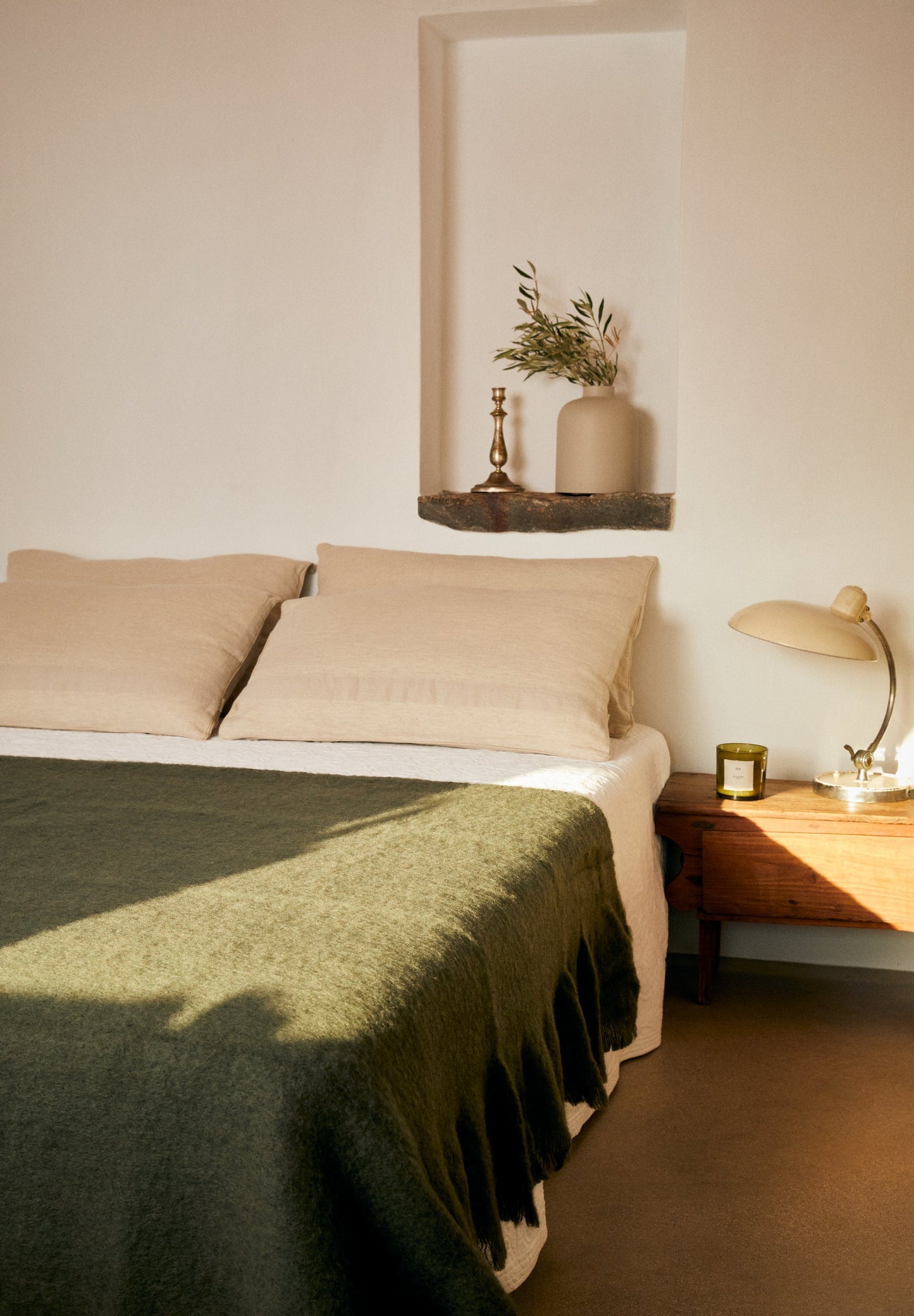 MANTA LANA CARDADA FLECOS