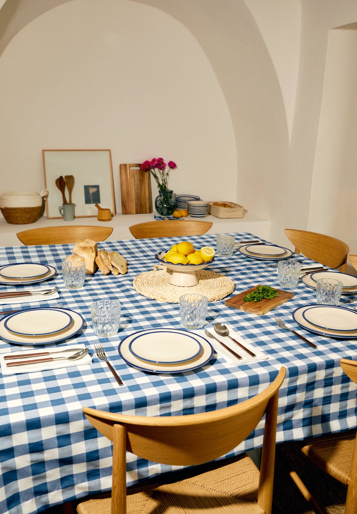 VAJILLA RAYAS 12 PIEZAS