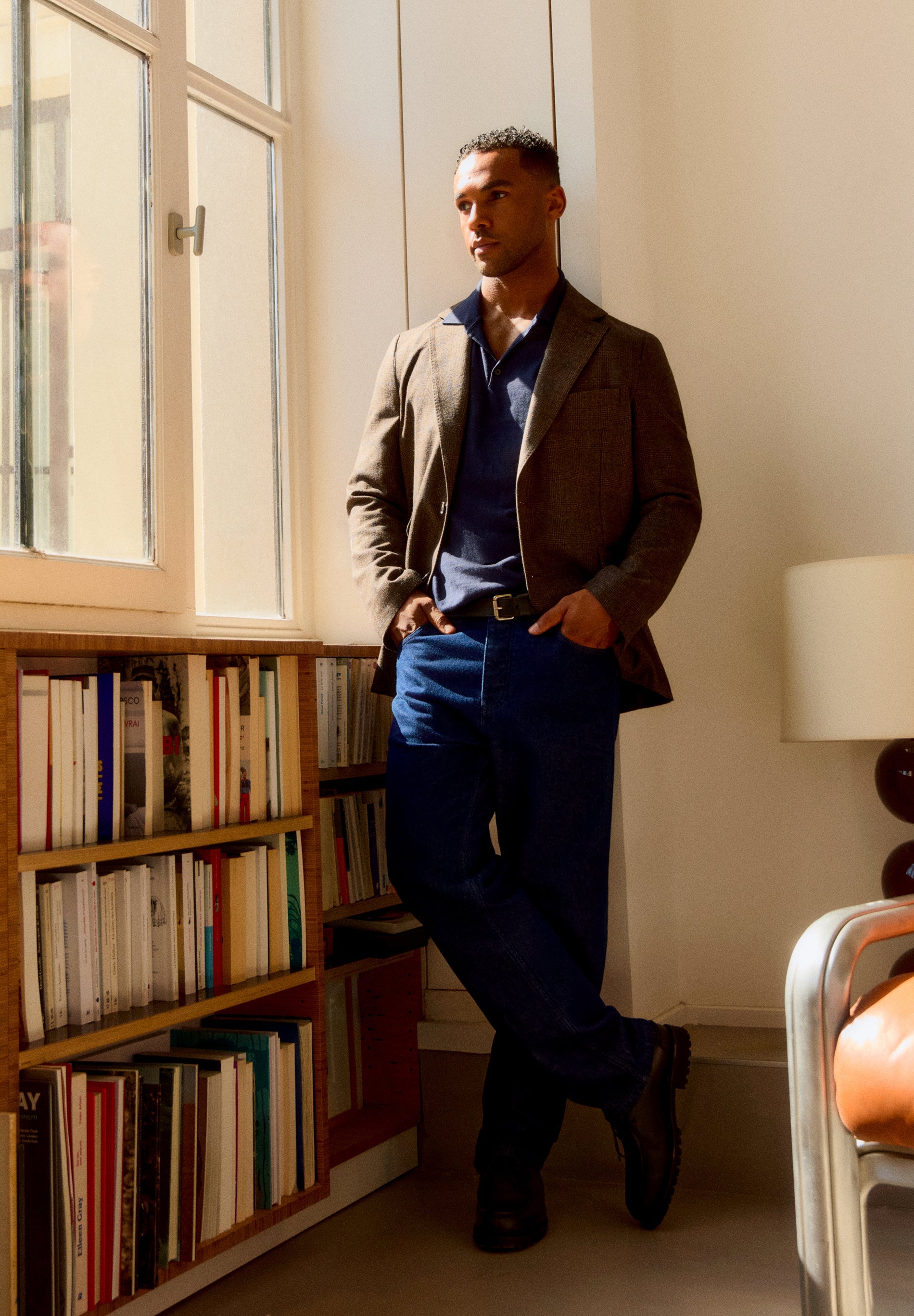 AMERICANA CUADROS LANA