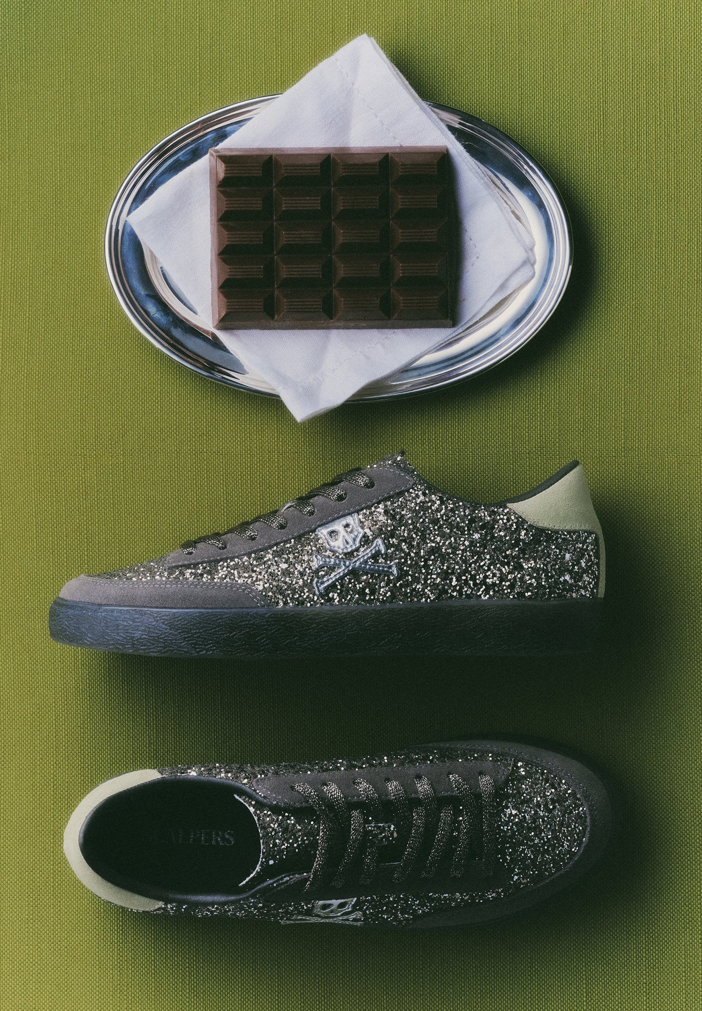 SNEAKERS GLITTER CALAVERA