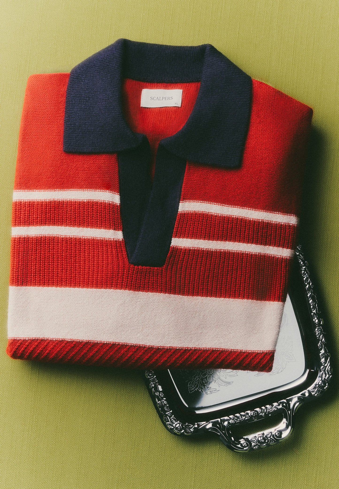 JERSEY POLO RAYAS LANA