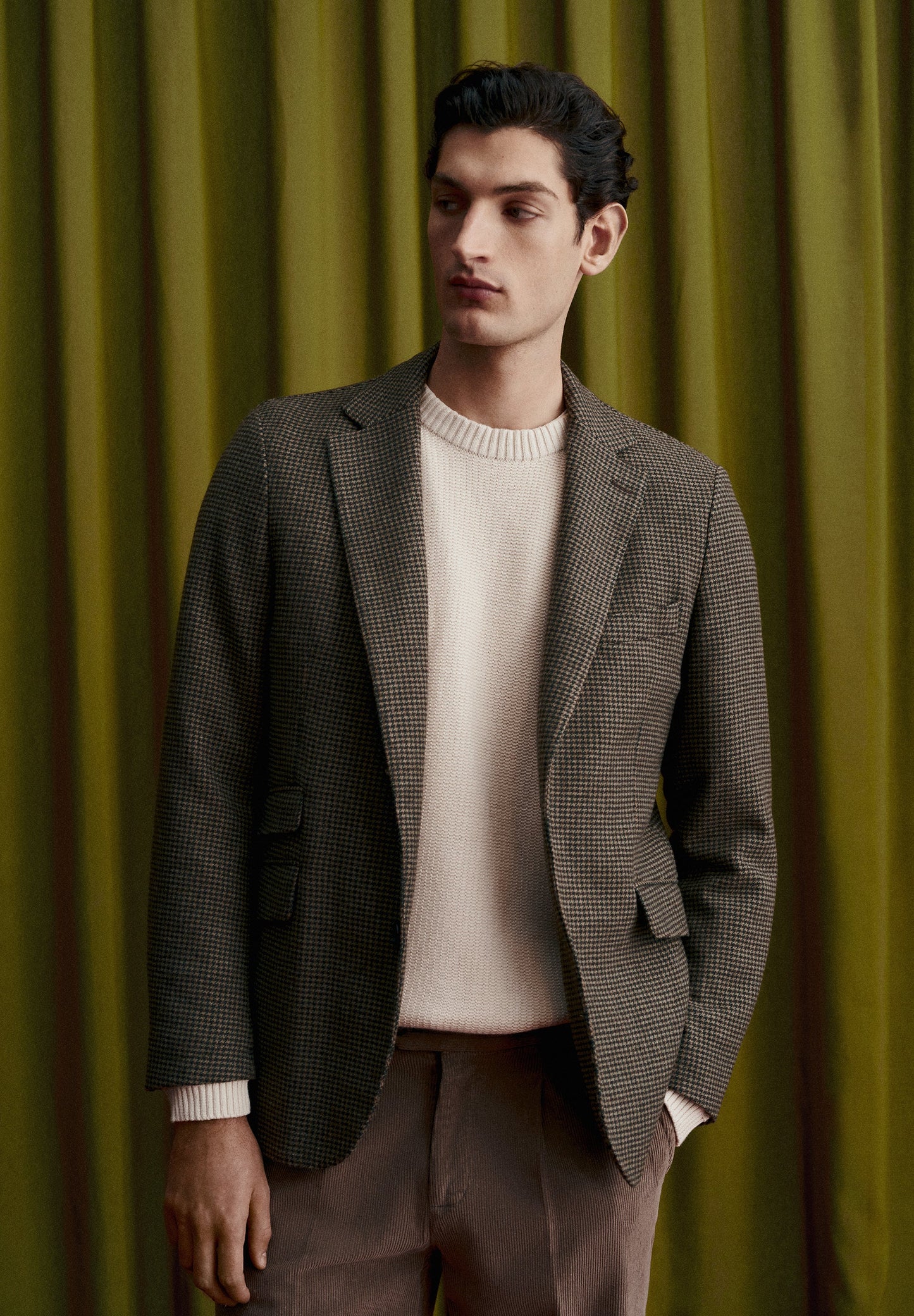 AMERICANA CUADROS LANA