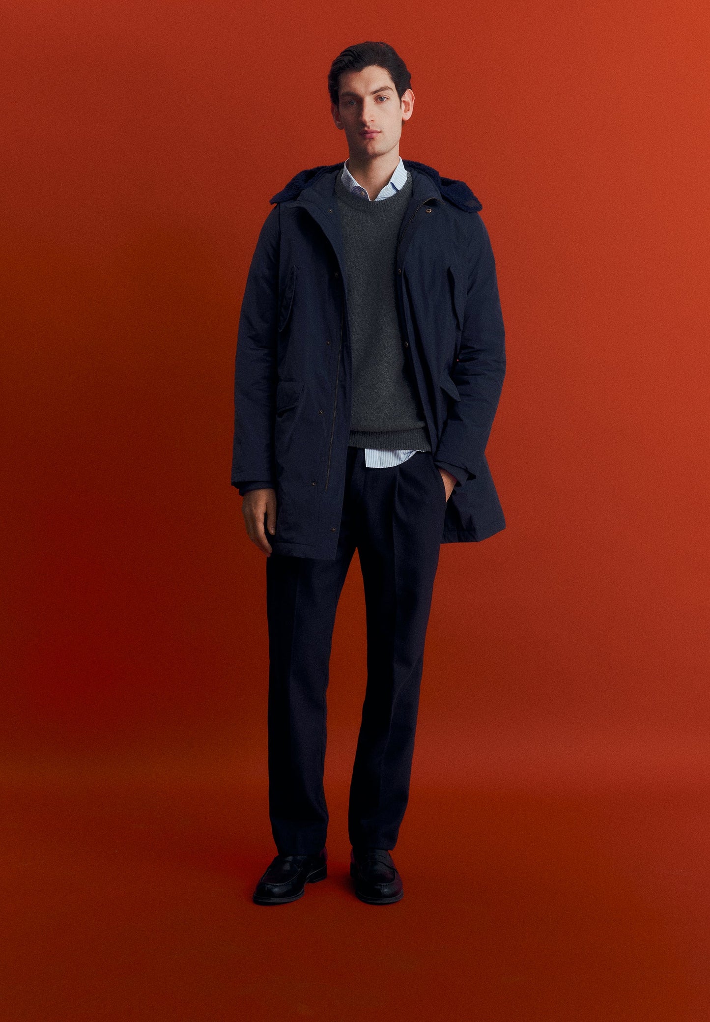 PARKA IMPERMEABLE LOGO