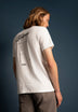 CAMISETA PRINT TEXTO TRASERO