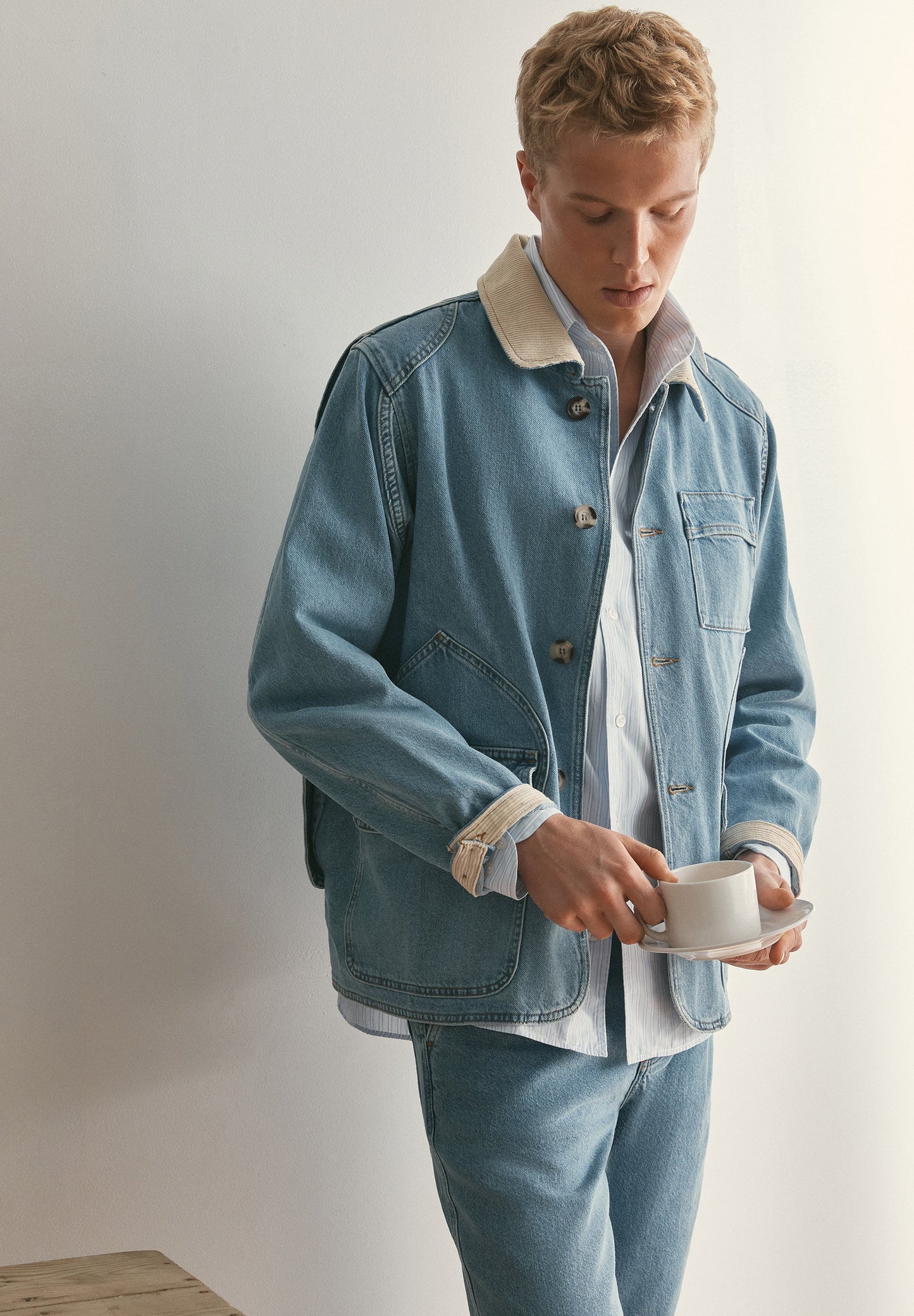 CHAQUETA DENIM MULTIBOLSILLOS
