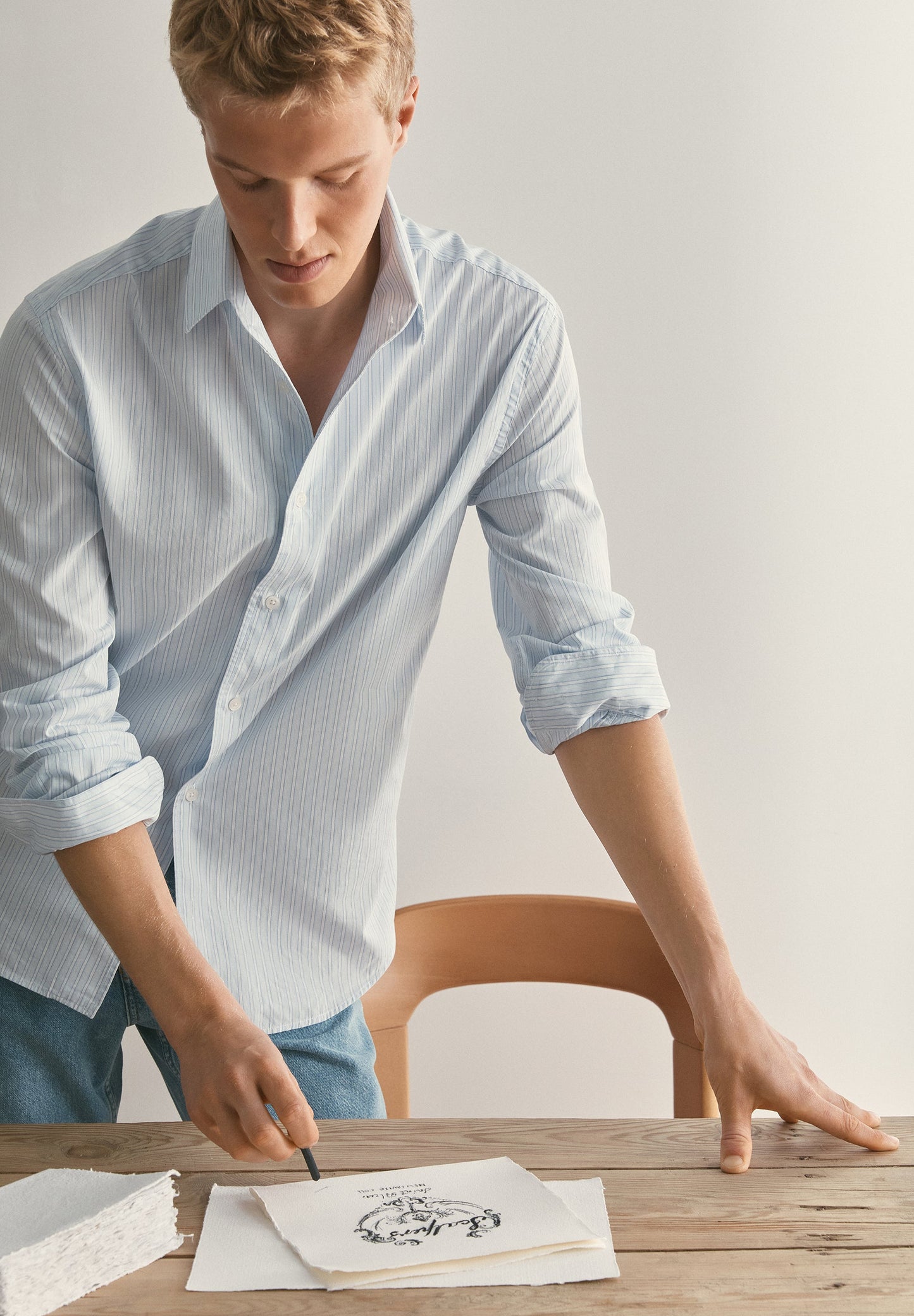 CAMISA POPELÍN DE ALGODÓN LIGERO