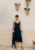 VESTIDO ESCOTE ASIMÉTRICO
