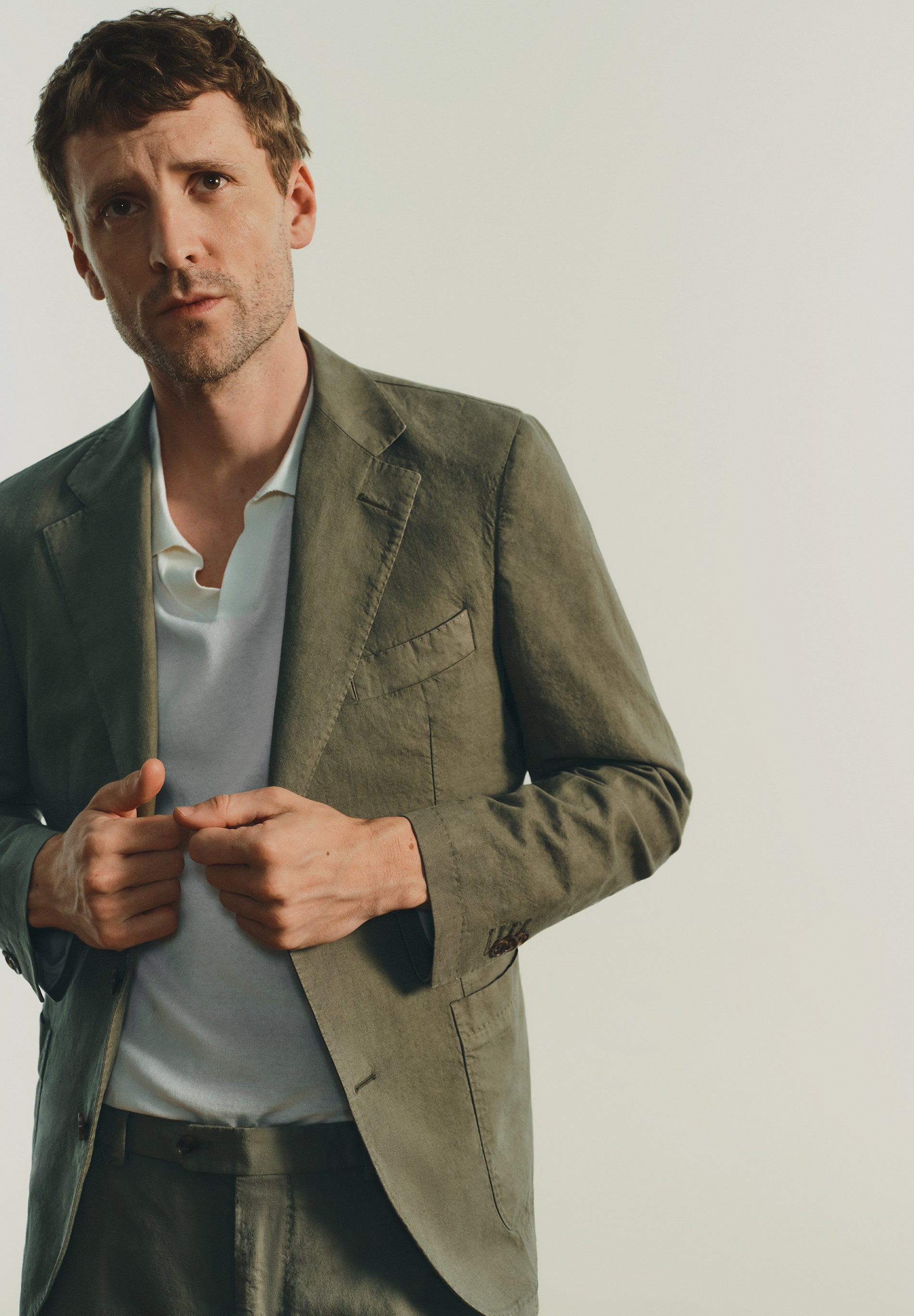 AMERICANA TRAJE LINO