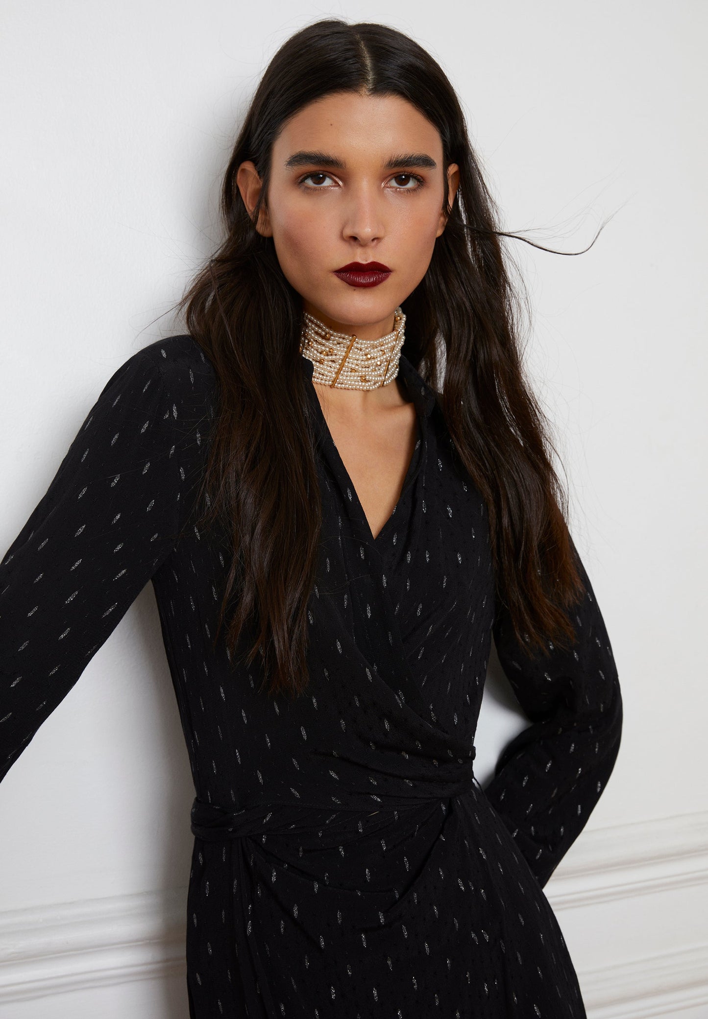 VESTIDO CRUZADO MOTIVOS