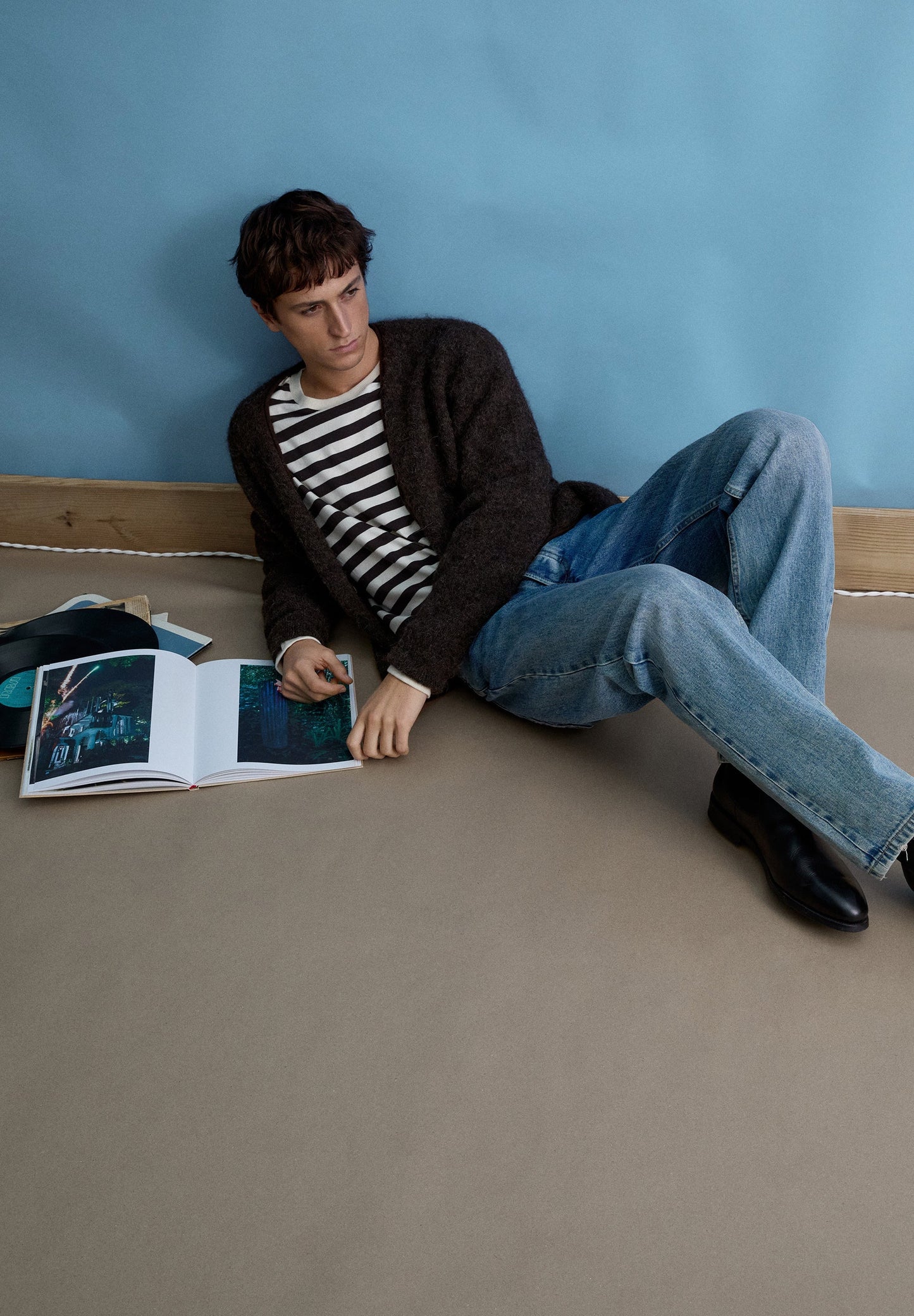 CARDIGAN CUELLO PICO ALPACA