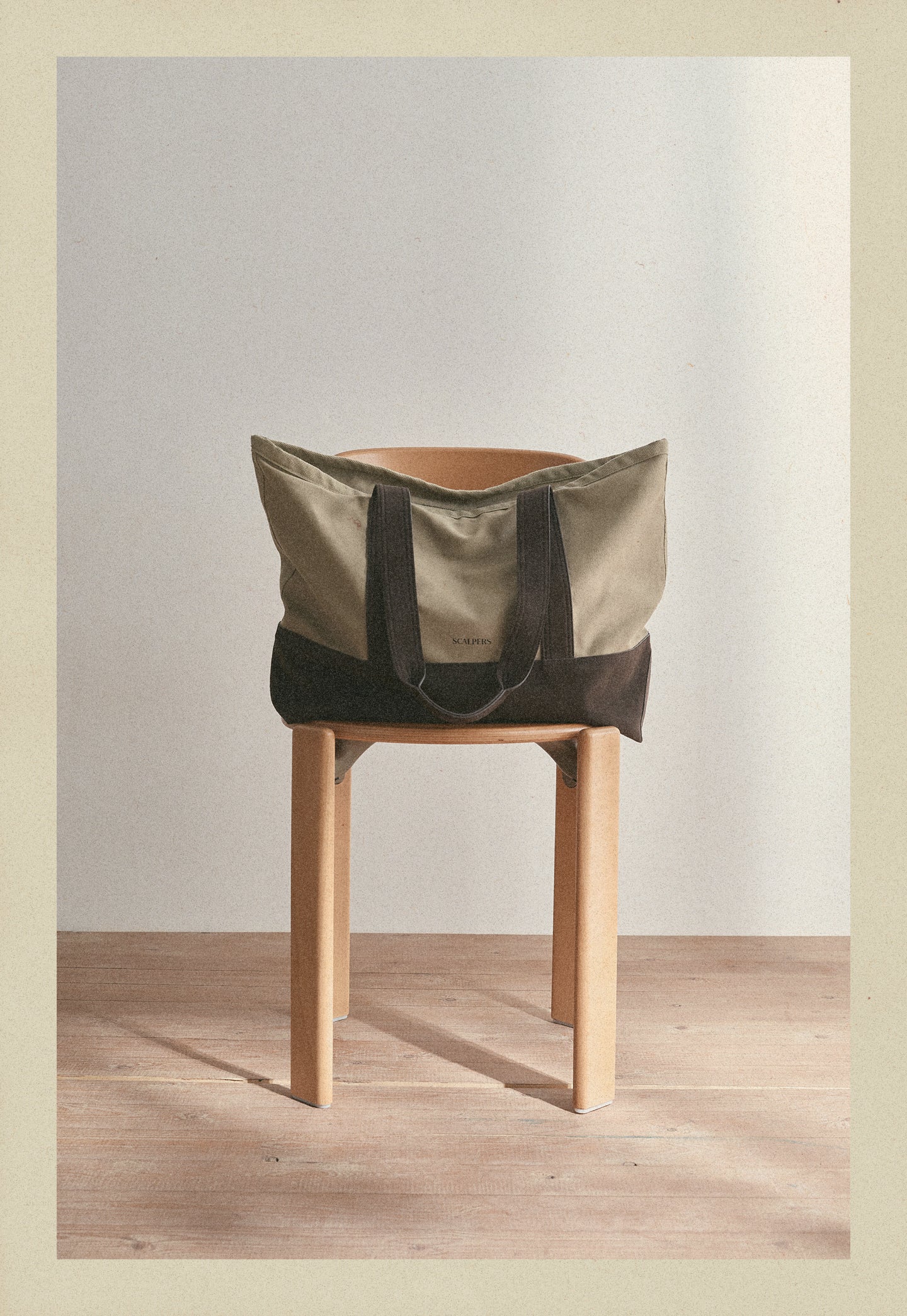 BOLSA TOTE DE ALGODÓN Y ANTE