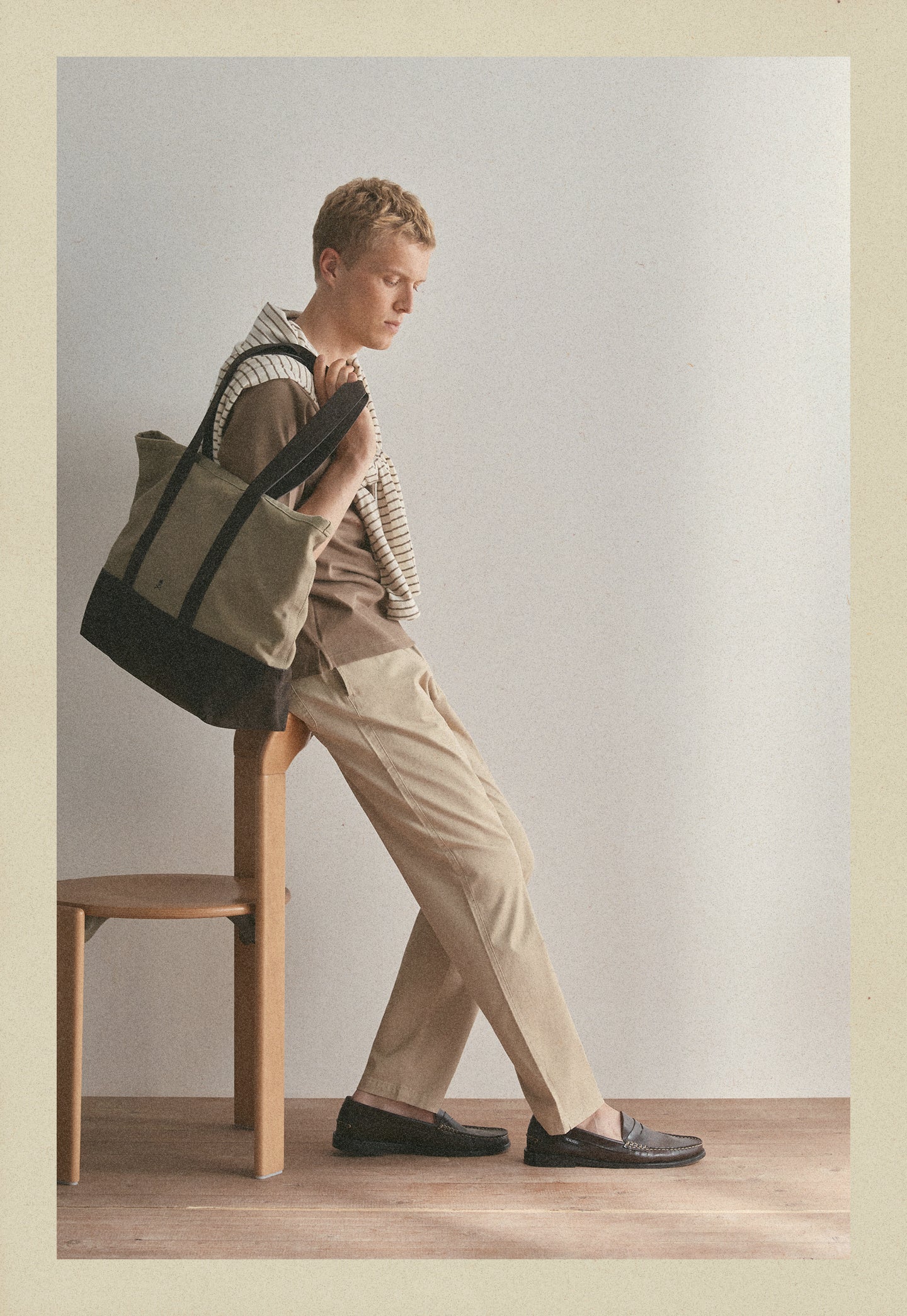 BOLSA TOTE DE ALGODÓN Y ANTE