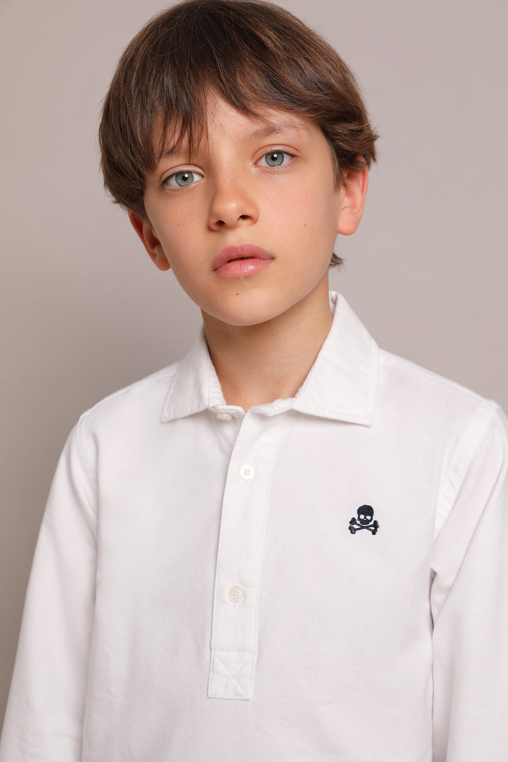 POLERA OXFORD CALAVERA CONTRASTE - Scalpers