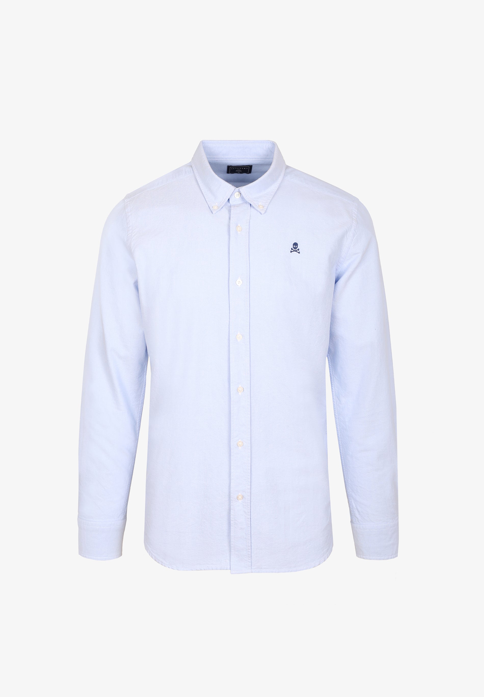 CAMISA OXFORD CALAVERA CONTRASTE