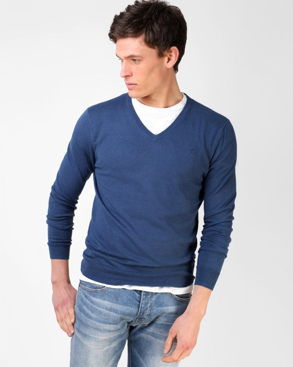 BASIC SKULL V-NECK