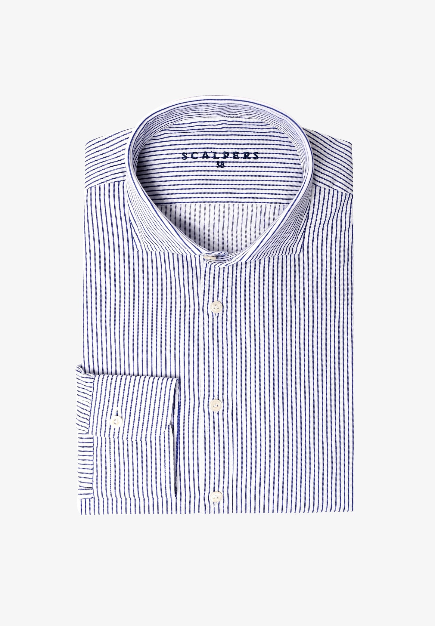 FANCY SHIRT NAVY STRIPES