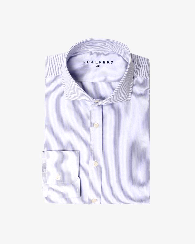 FANCY SHIRT STRIPES BLUE