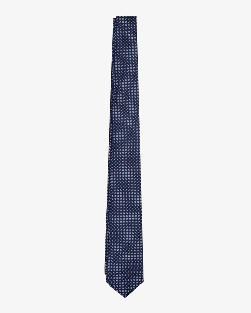 NAVY & WHITE TIE