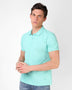 PIQUE MELANGE POLO GREEN