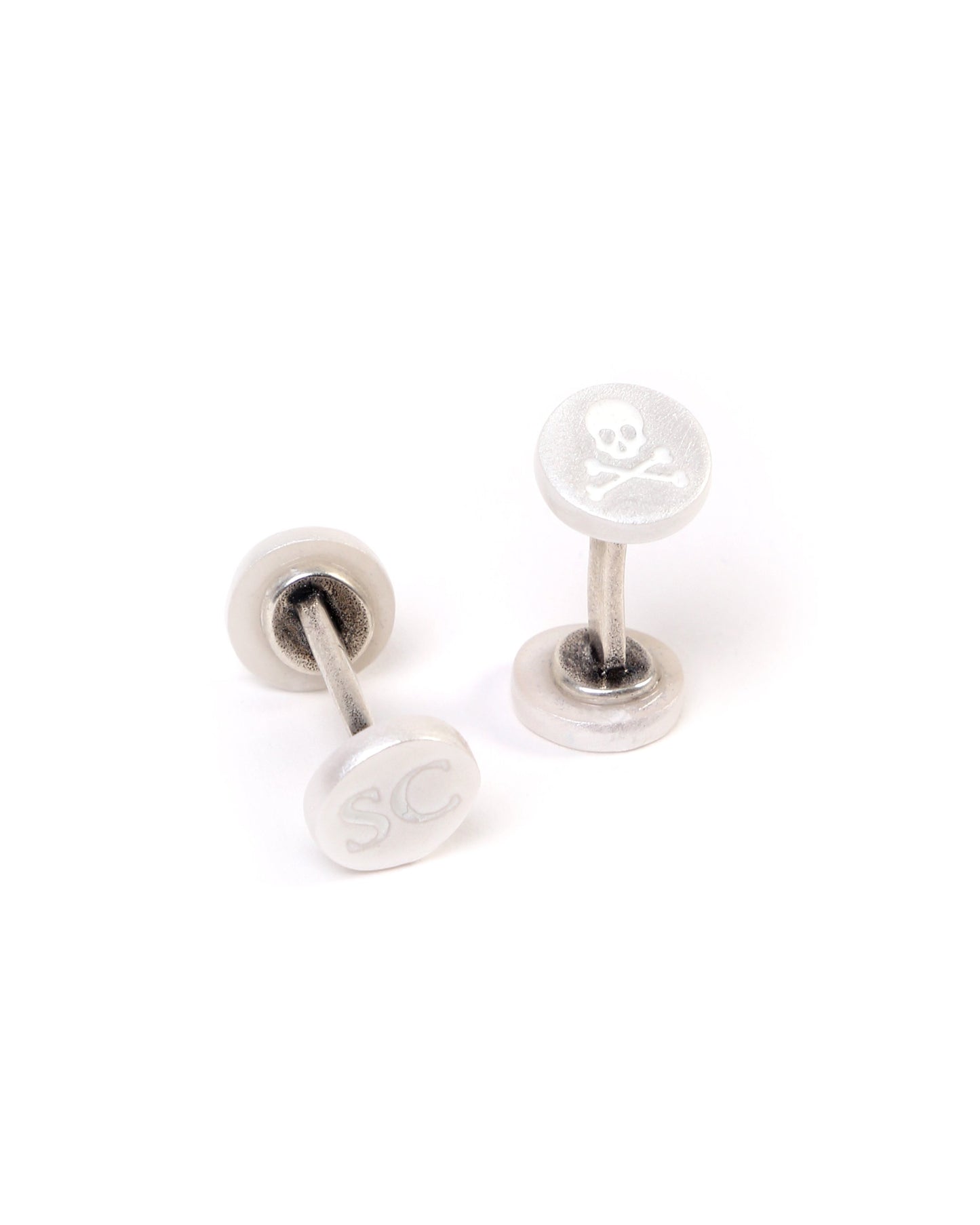 SKULL BUTTON CUFFLINK
