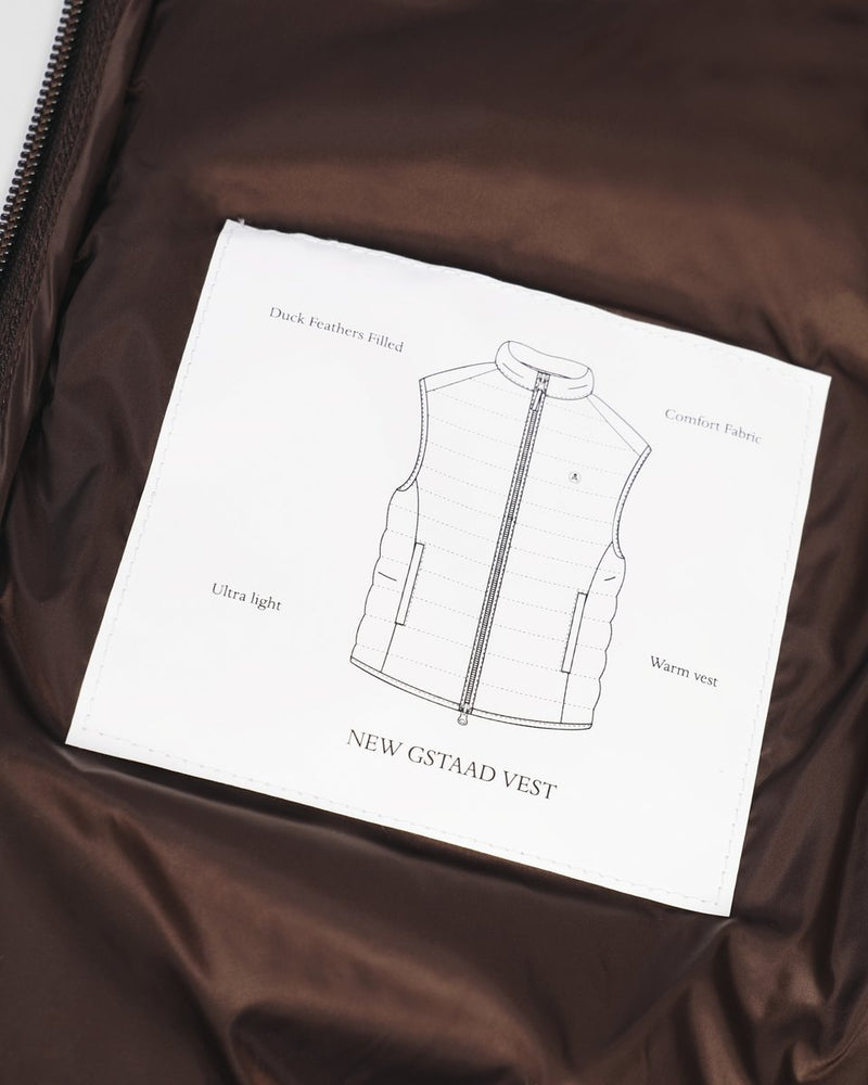 NEW GSTAAD VEST II BROWN