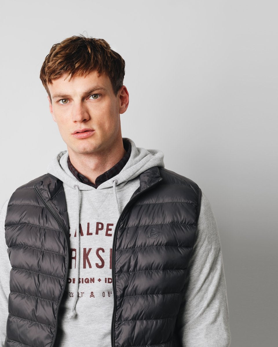NEW GSTAAD VEST II DARK GREY