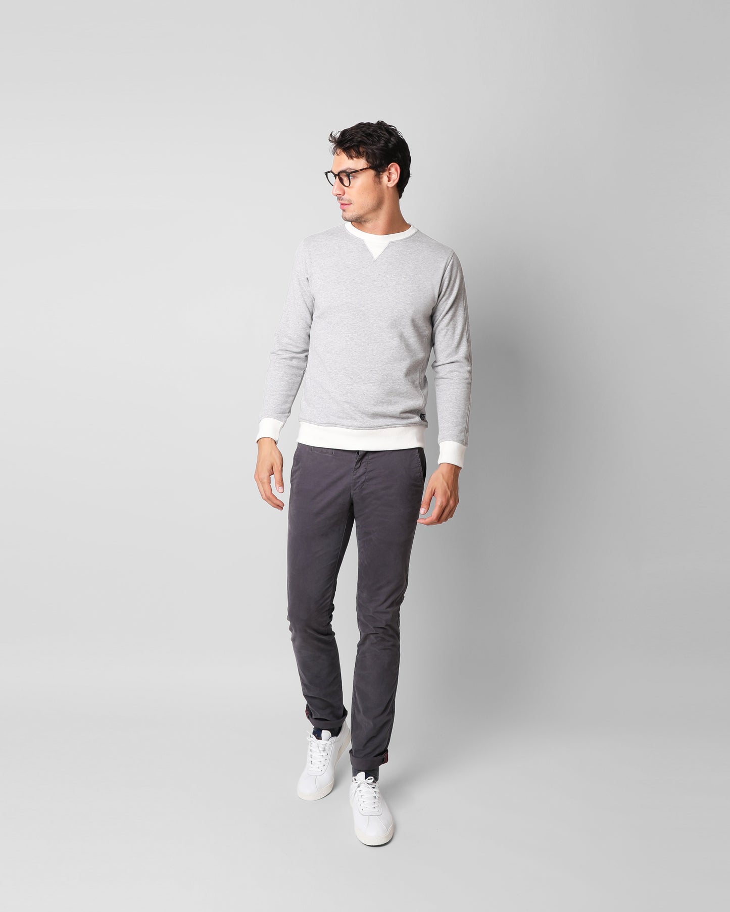 CASUAL CHINO PANTS DARK GREY