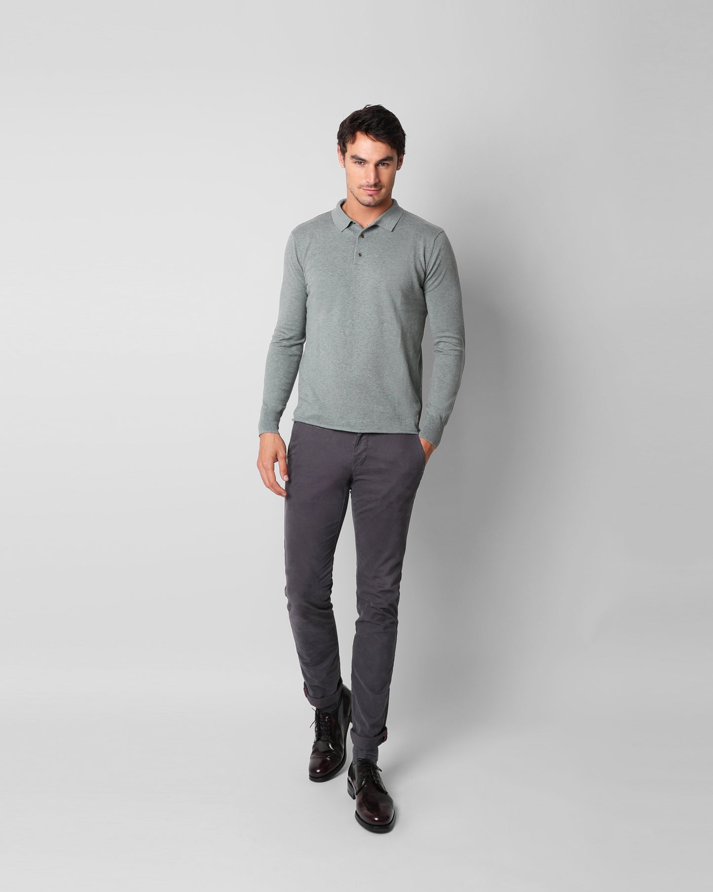 CASUAL CHINO PANTS DARK GREY
