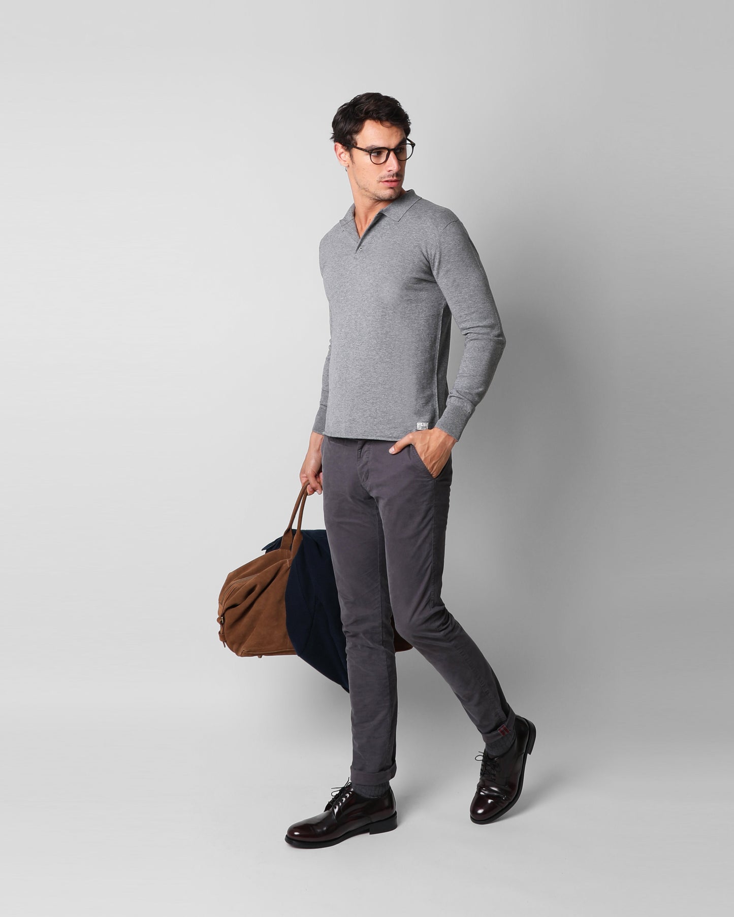CASUAL CHINO PANTS DARK GREY