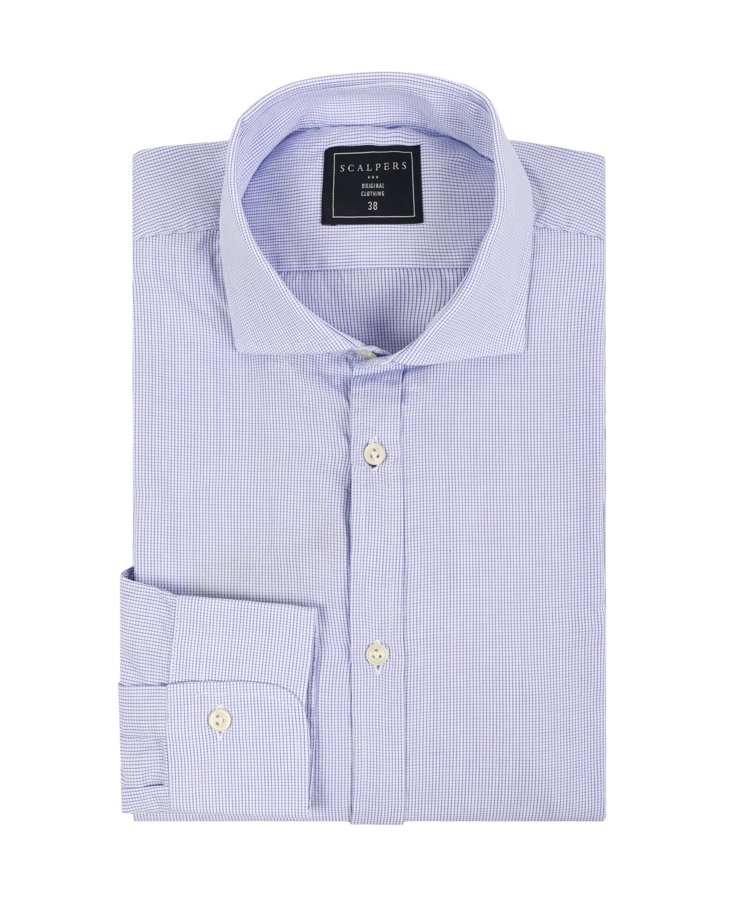 FANCY CLASS SHIRT BLUE SQUARES