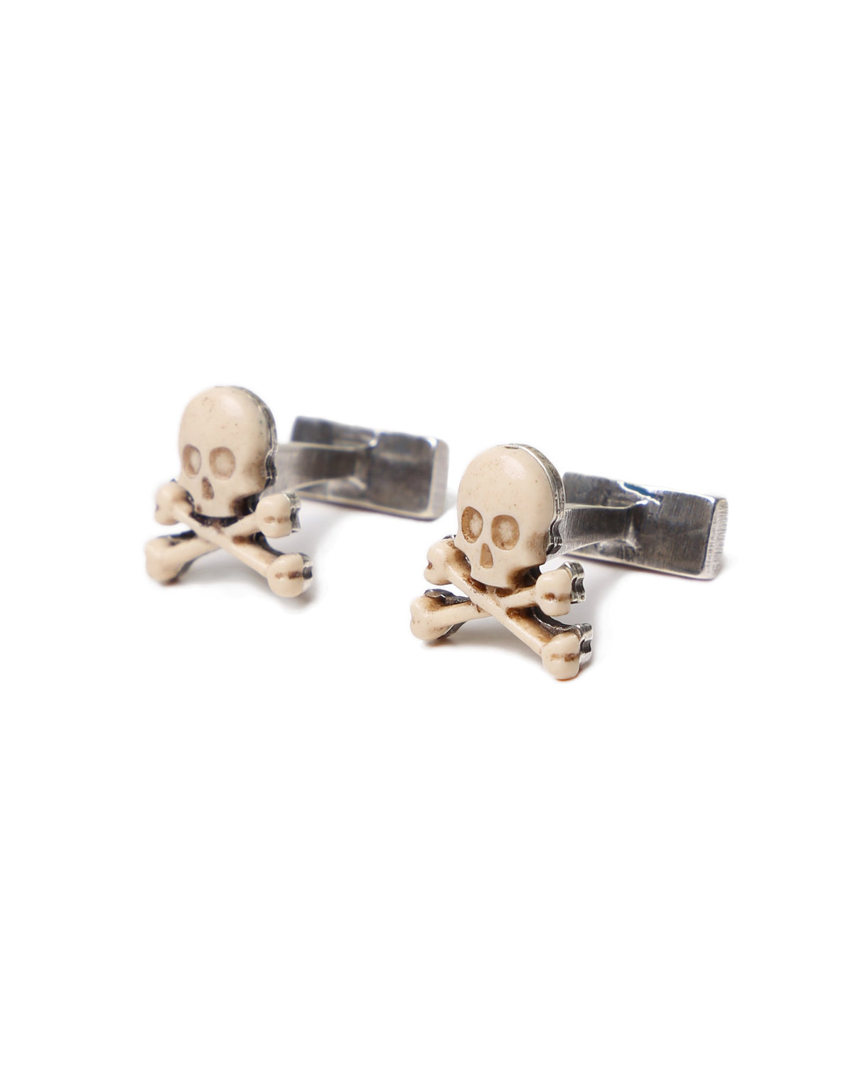 BONE CUFFLINK OFF WHITE