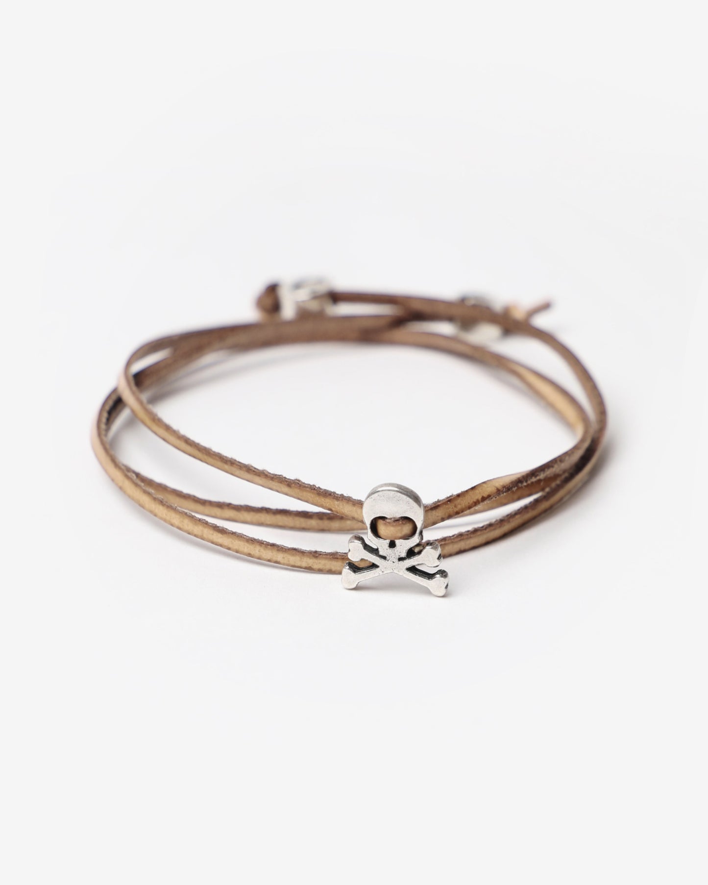 SKULL BRACELET NATURAL