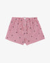 SKULL STRIPE BOXER BURGUNDY
