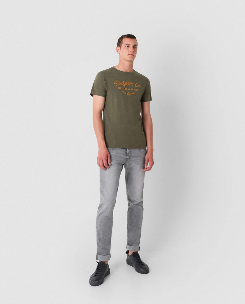 CAMISETA LOGO BORDADO CADENA