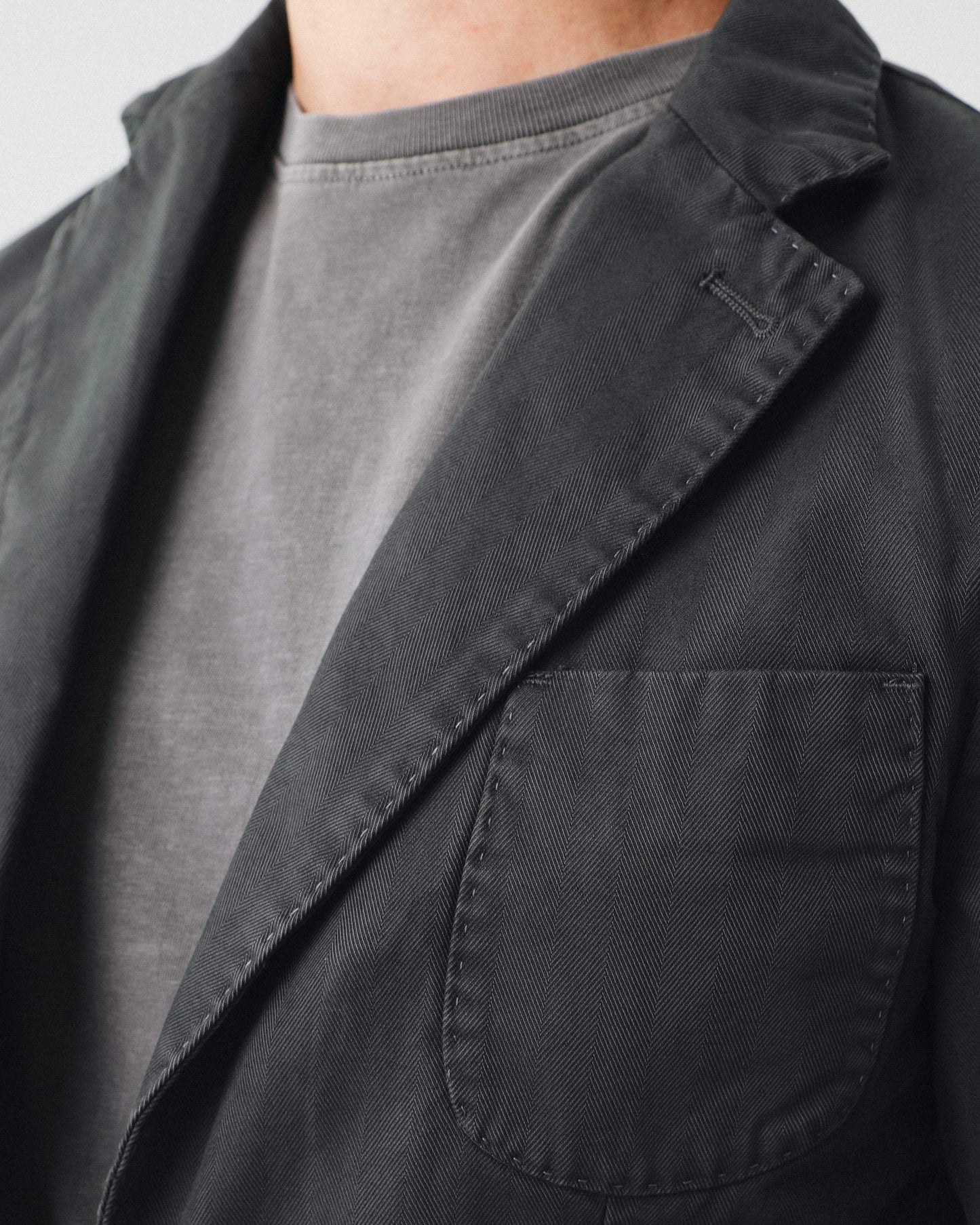 CASUAL HERRINGBONE BLAZER