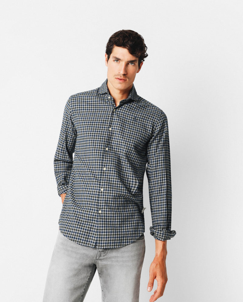 CAMISA CUADROS MINI REGULAR - Scalpers España