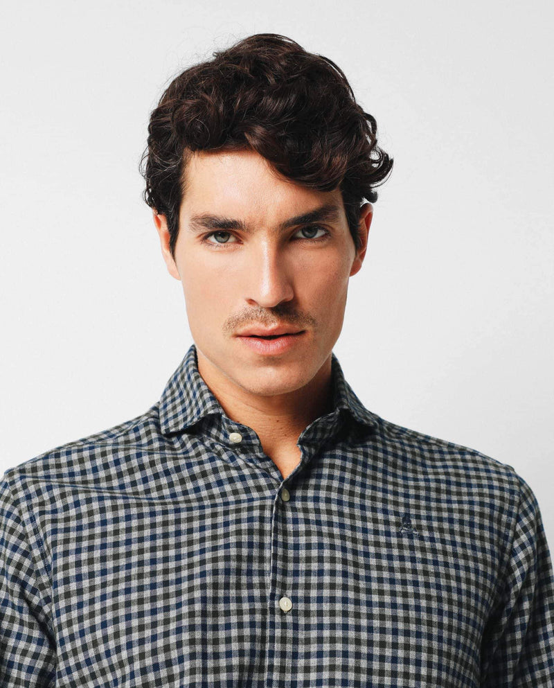 CAMISA CUADROS MINI REGULAR - Scalpers España