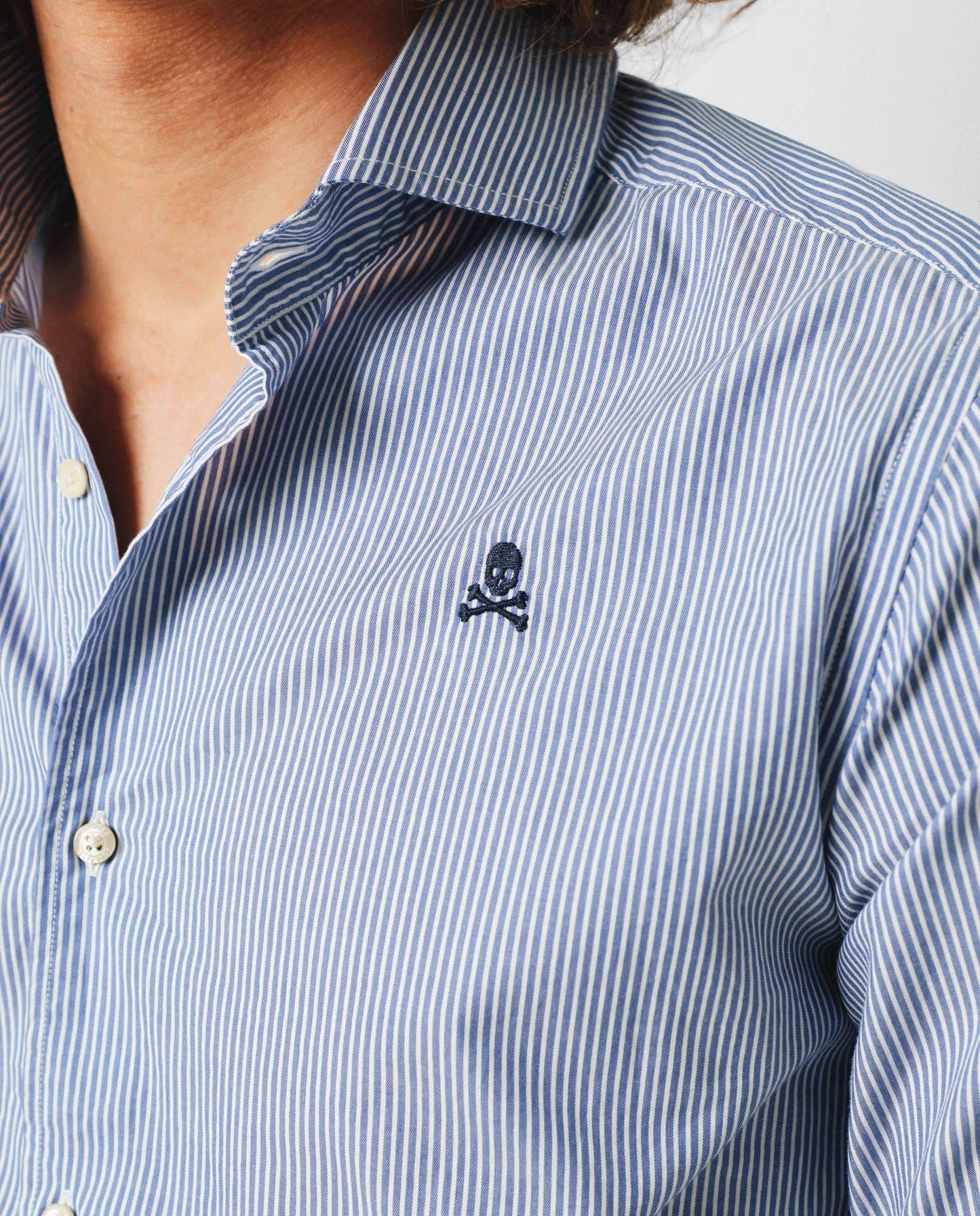 CAMISA RAYAS CALAVERA CONTRASTE