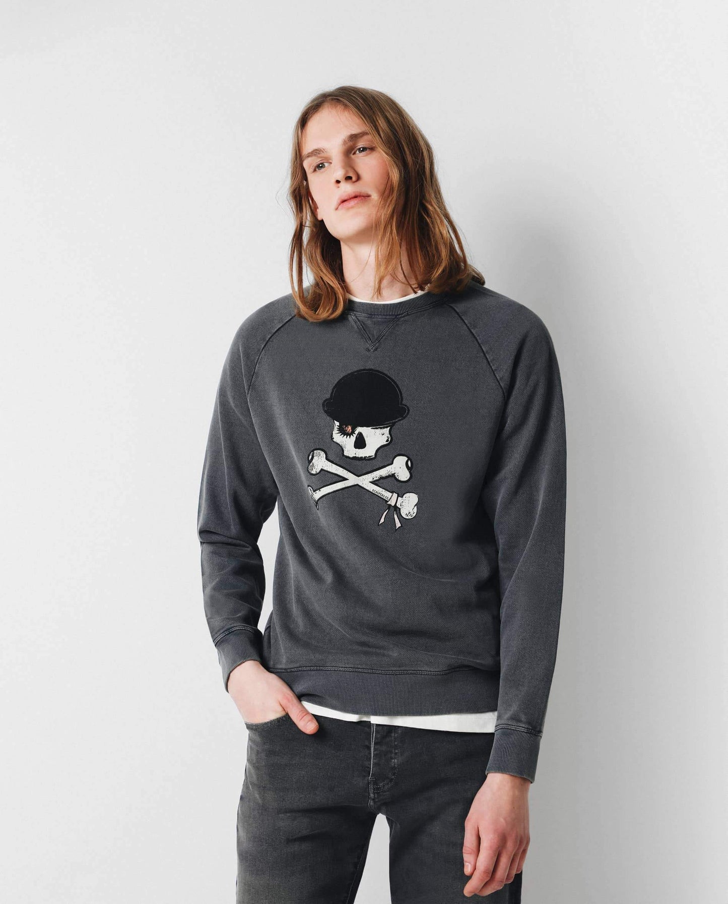 SUDADERA LAVADA PRINT