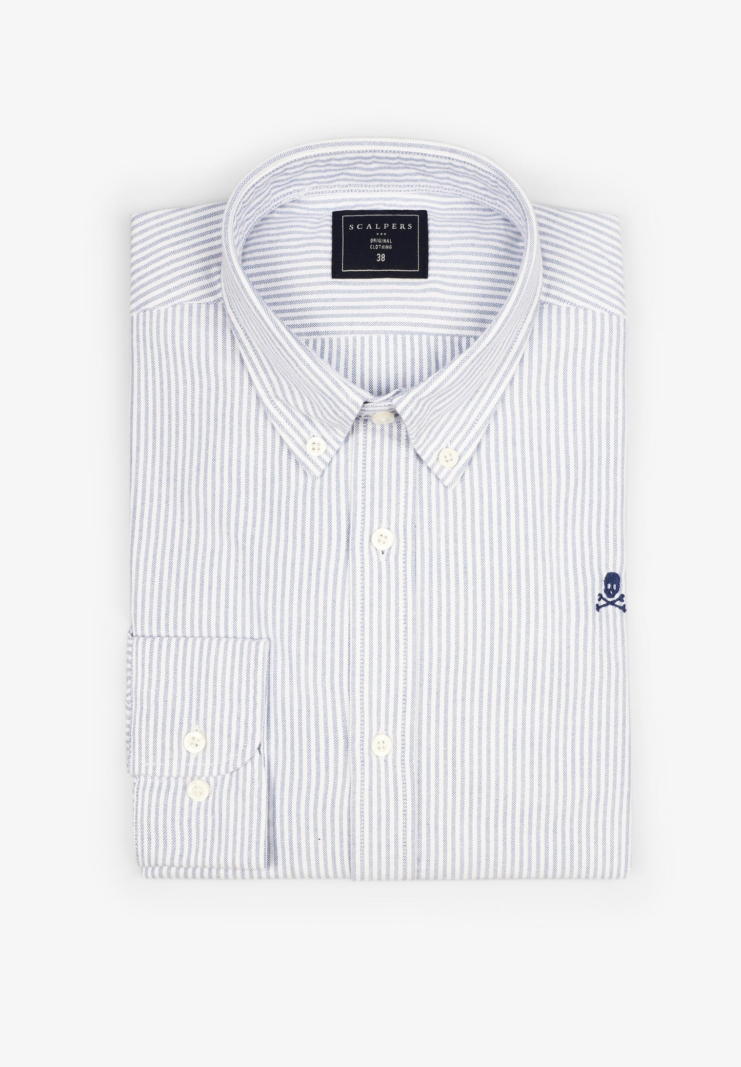 CAMISA OXFORD CALAVERA CONTRASTE - Scalpers