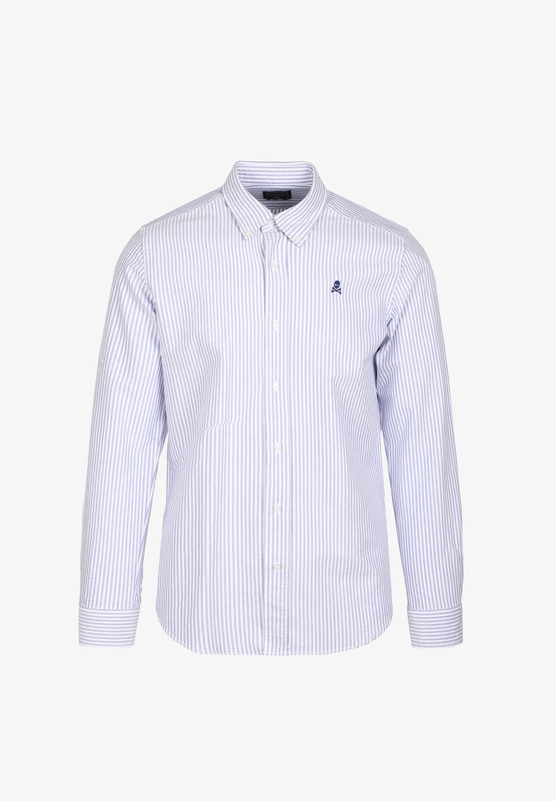 CAMISA OXFORD CALAVERA CONTRASTE - Scalpers